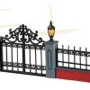 Christmas Villages | Lemax Lemax Lighted Wrought Iron Fence 54303 - Lemax Christmas Village