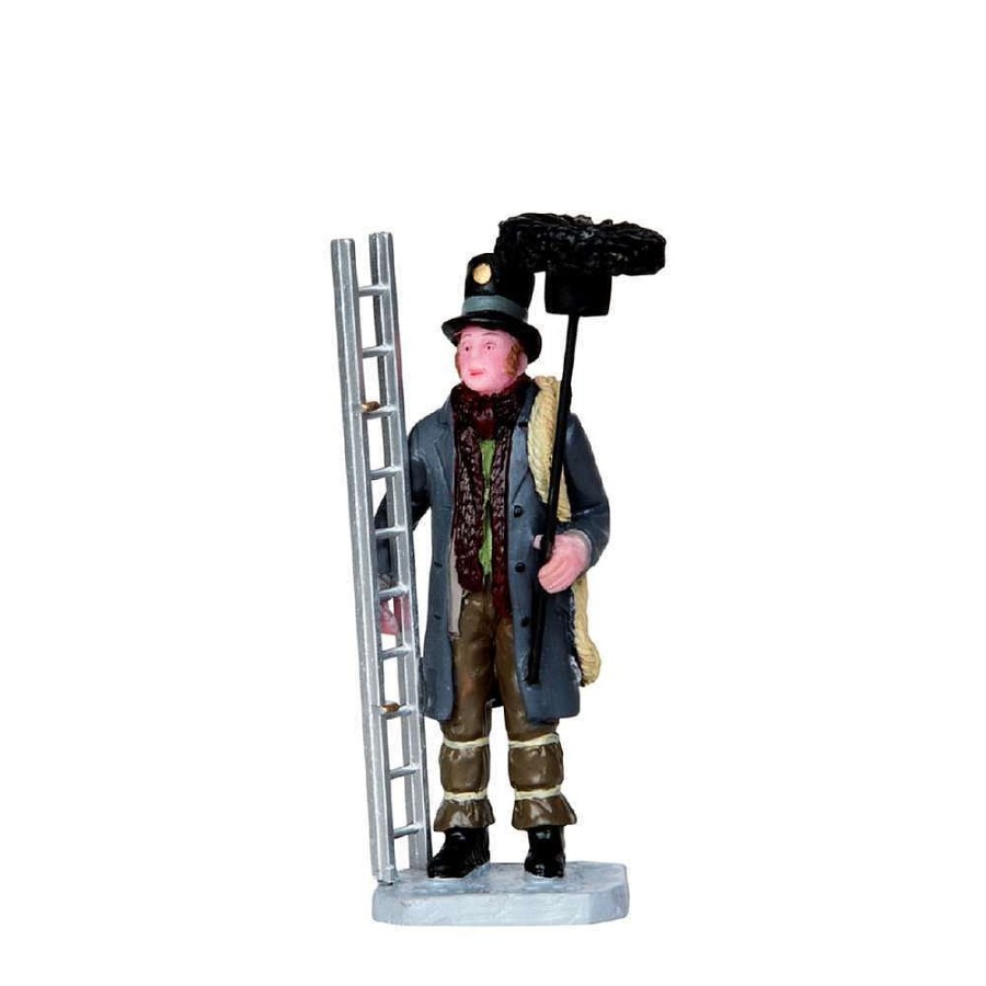 Christmas Villages | Lemax Lemax Chimney Sweep 32148 Lemax Figurines