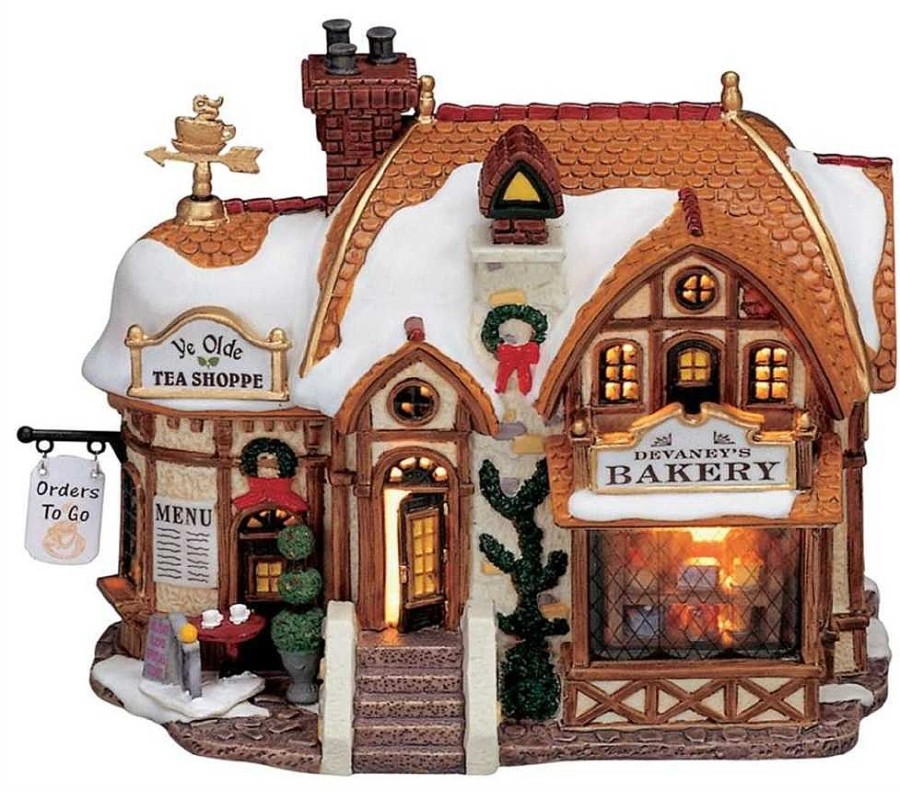 Christmas Villages | Lemax Lemax Devaney Bakery 35793 - Lemax Caddington Village