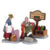 Christmas Villages | Lemax Lemax Fabric Vendor 02951 - Lemax Harvest Crossing Village