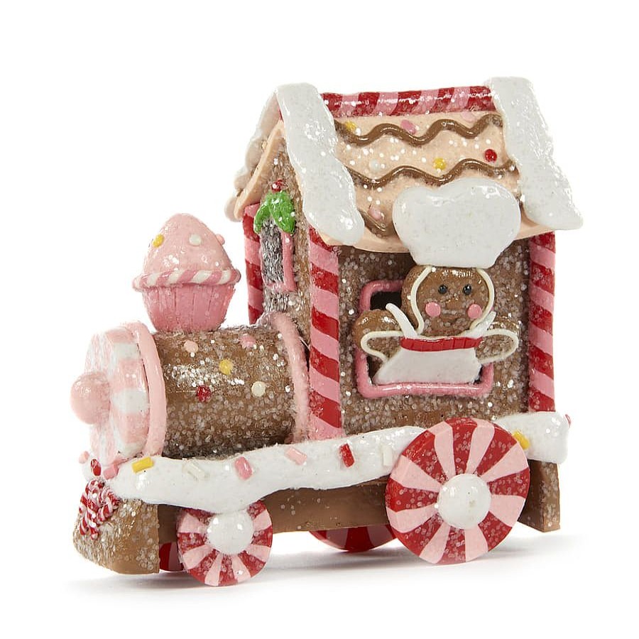 Gingerbread | Goodwill Goodwill Clay Gingerbread Train Ornament Kl 60073