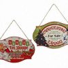 Traditional | Bethany Lowe Rl7343 Bethany Lowe Retro Christmas Sign Ornament