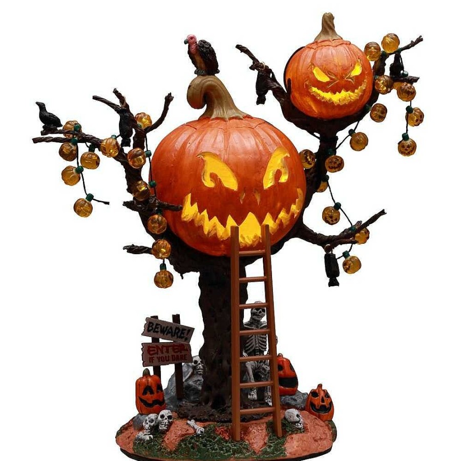 Christmas Villages | Lemax Lemax Village 2021 Pumpkin Tree House 14856