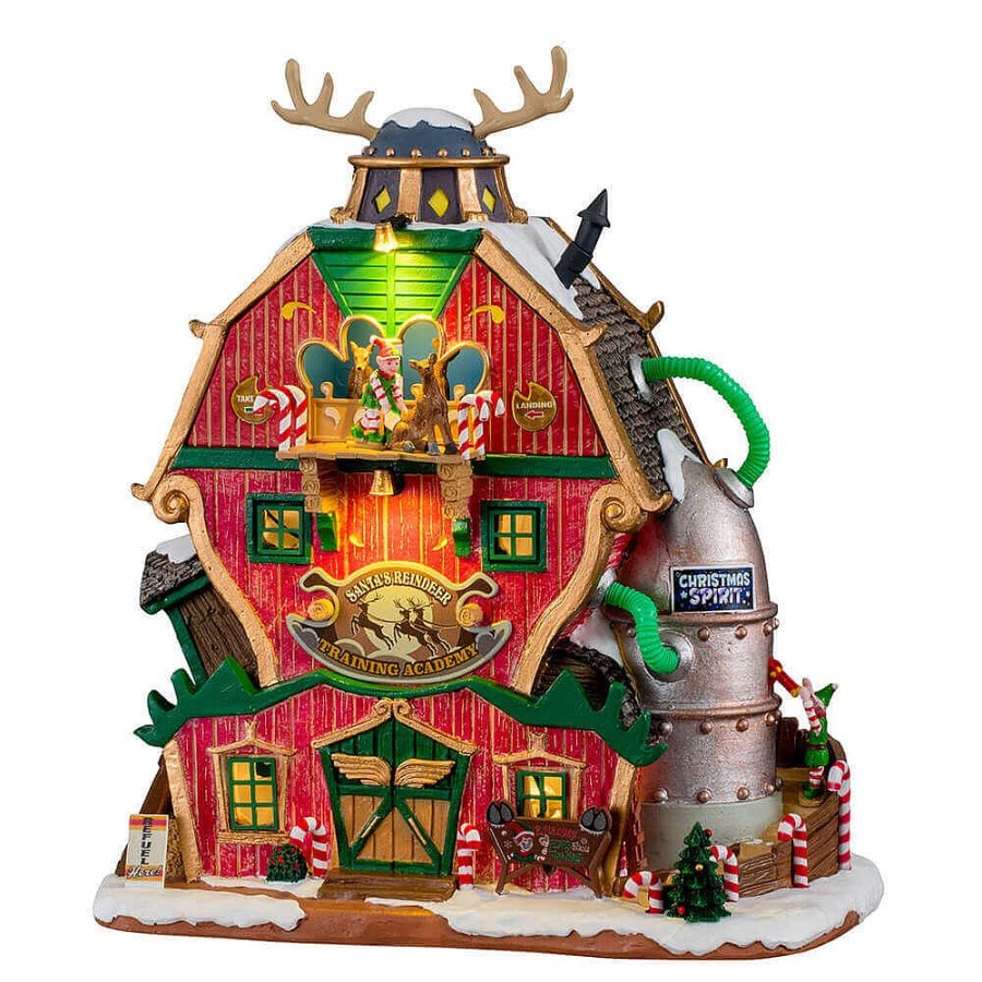 Christmas Villages | Lemax Santa'S Reindeer Training Academy, B/O (4.5V)