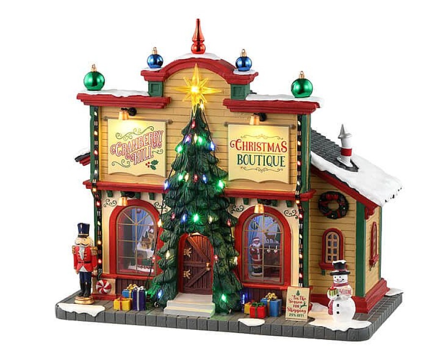 Christmas Villages | Lemax Cranberry Hill Christmas Boutique, B/O (4.5V)