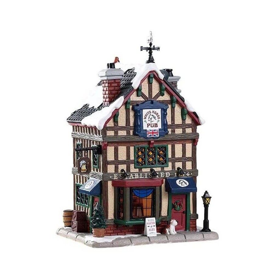 Christmas Villages | Lemax Old British Pub , B/O Led