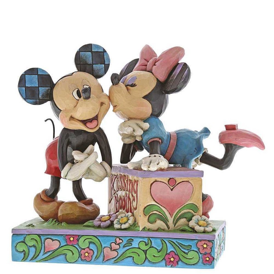 Disney World | Jim Shore Jim Shore Kissing Booth Mickey & Minnie 6000970