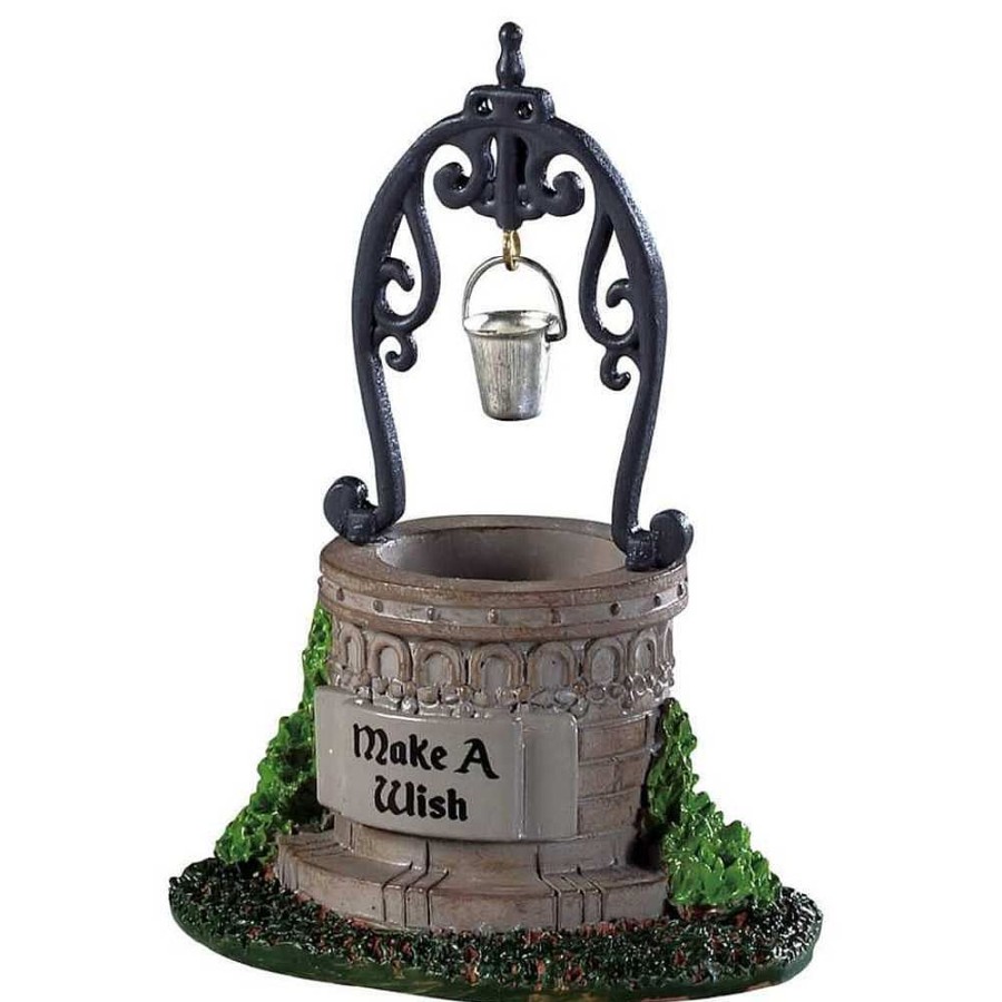 Christmas Villages | Lemax Lemax Victorian Wishing Well 94536 - Lemax Caddington Village