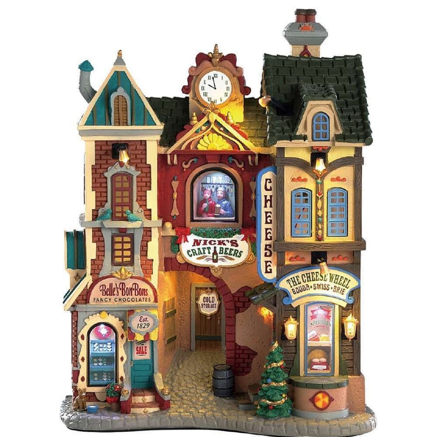 Christmas Villages | Lemax Lemax Ye Olde Cobblestone Road, B/O (4.5V) 85316 Lemax Facades