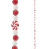 Home Decors | Raz Imports Raz Imports 4Inch Peppermint And Ball Candy Garland G4120013