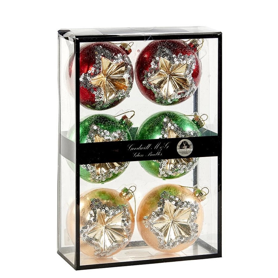 Christmas Tree | Goodwill Glass Ball Box 6 Assorted P 36894