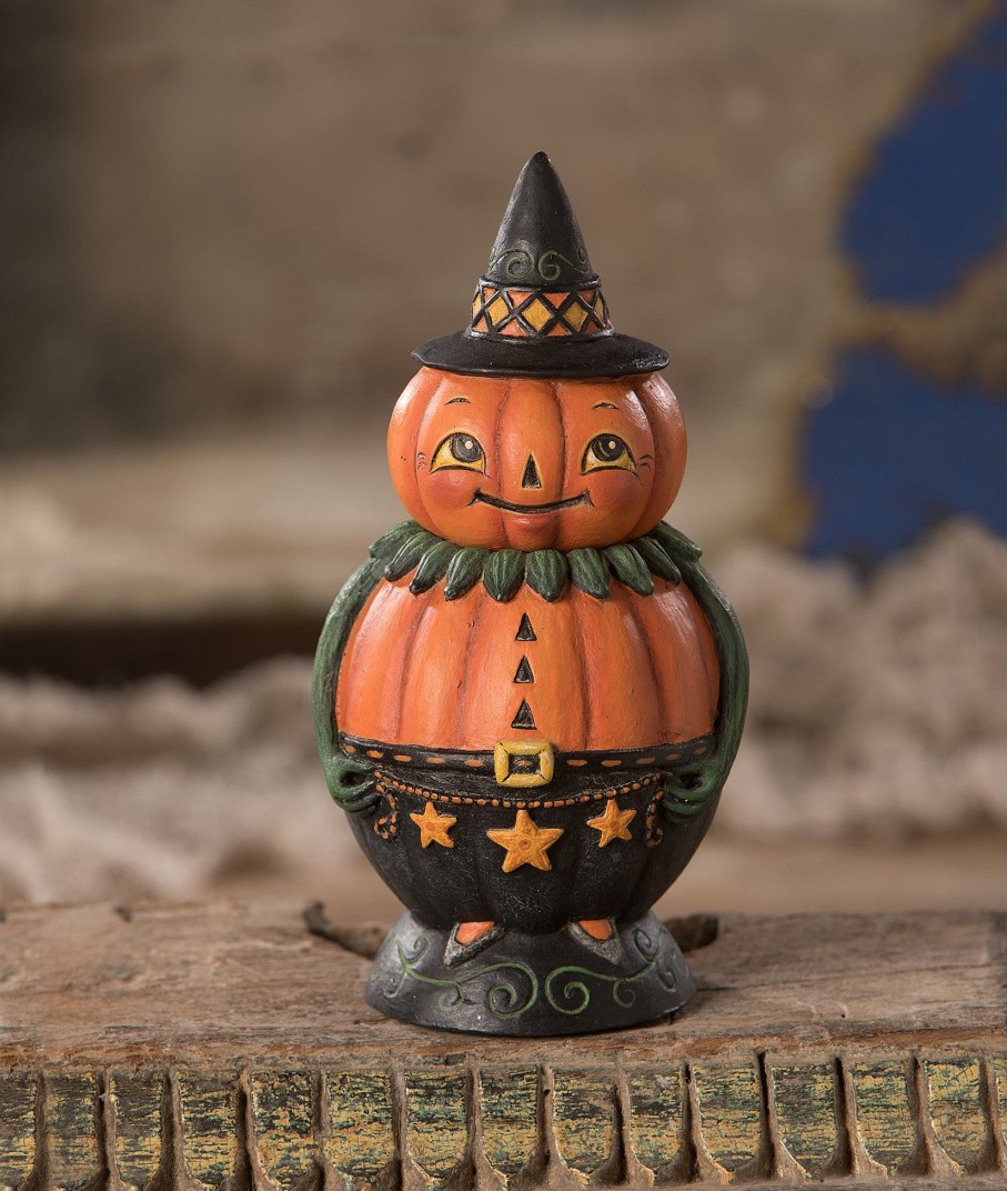 Halloween | Bethany Lowe Pumpkin Pete Spooks Jar Jp0382 Bethany Lowe