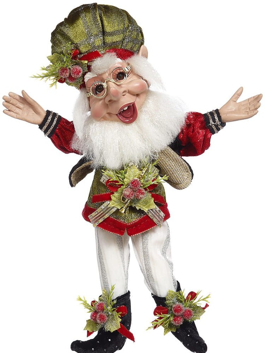 Elves | Mark Roberts 51-16186 Mark Roberts Joyeux Noel Elf Small