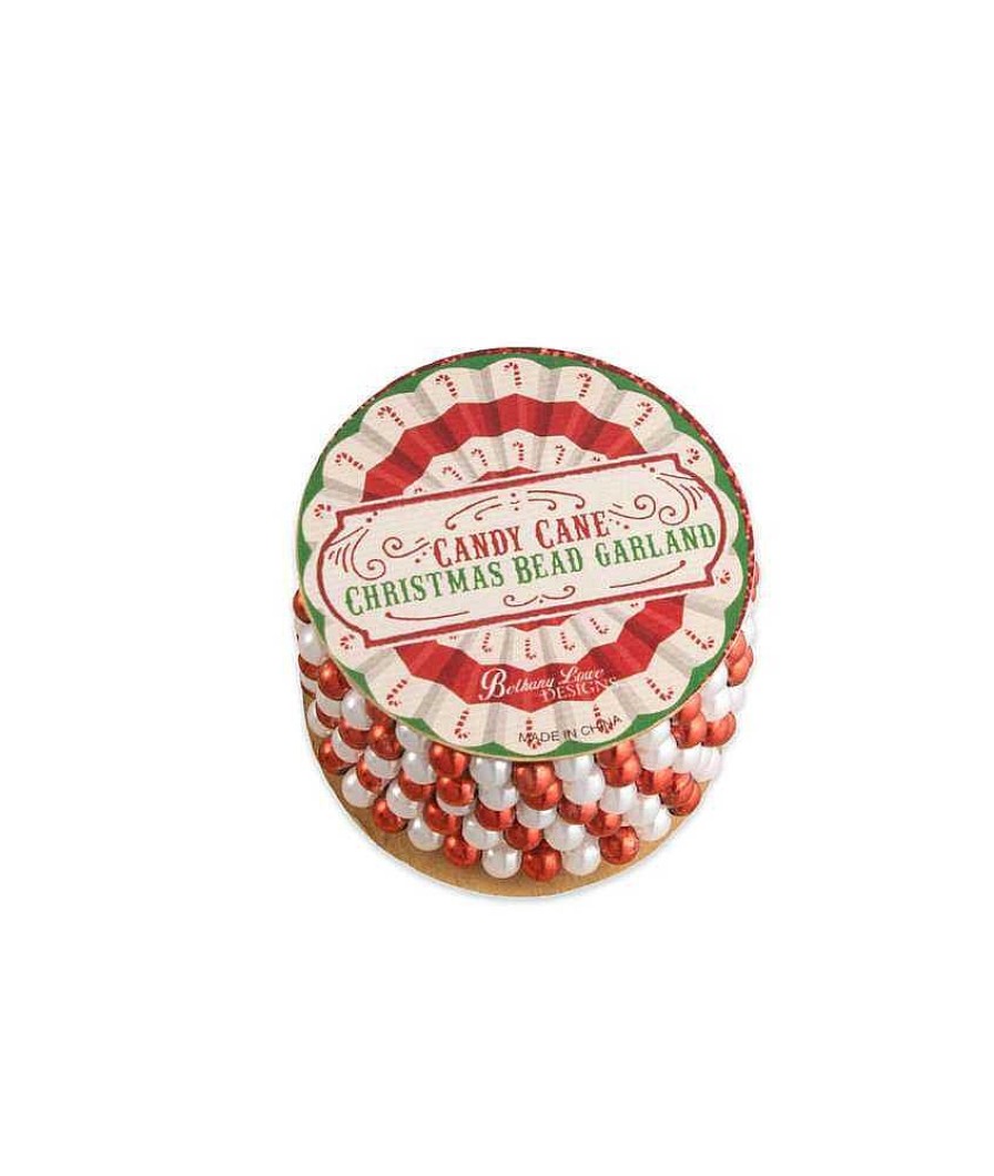 Christmas Tree | Bethany Lowe Bethany Lowe Lc9600 Candycane Mini Bead Grl Spool