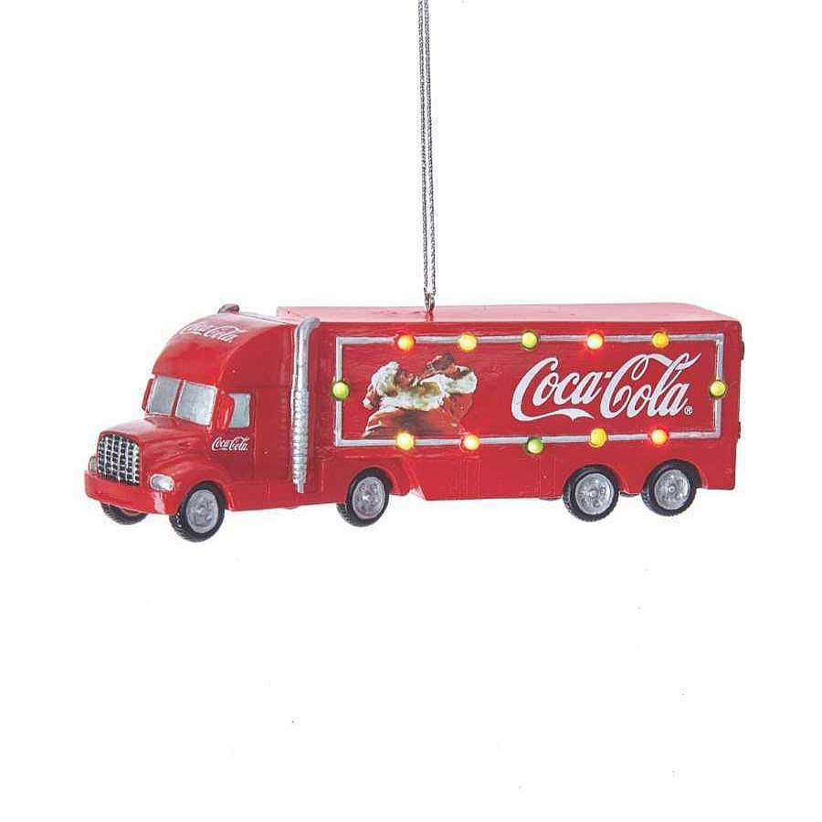 Christmas Tree | Kurt Adler Kurt Adler Cc9185 Coke Truck Ornament With Lights