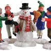 Christmas Villages | Lemax Lemax Ring Around The Snowman Set Of 3 52112 Lemax Figurines