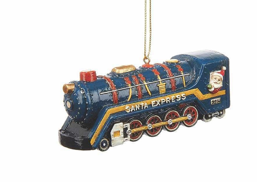 Christmas Tree | Kurt Adler Kurt Adler C6738 Santa Express Train Ornament