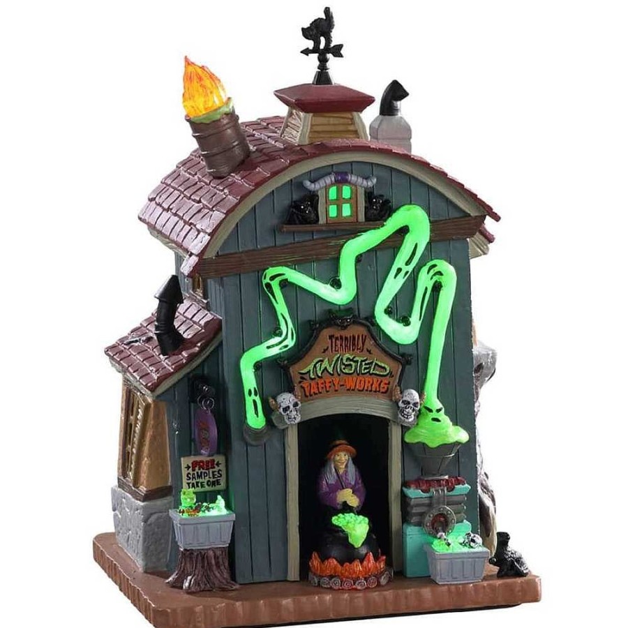 Halloween Villages | Lemax Lemax Terribly Twisted 05607 - Lemax Spooky Town Halloween Village