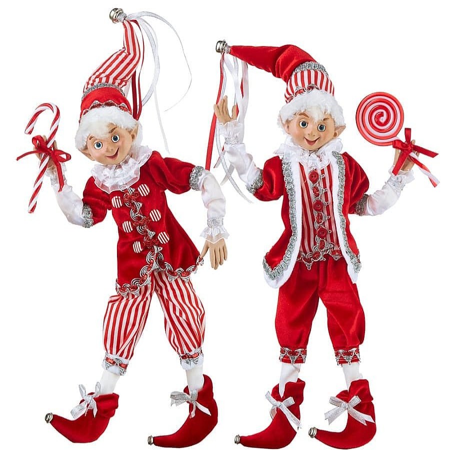 Elves | Raz Imports Raz Imports 16Inch Posable Elf 4102259 2 Assorted