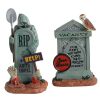 Christmas Villages | Lemax Lemax Village 2021 Tombstone Duo, Set Of 2 14831