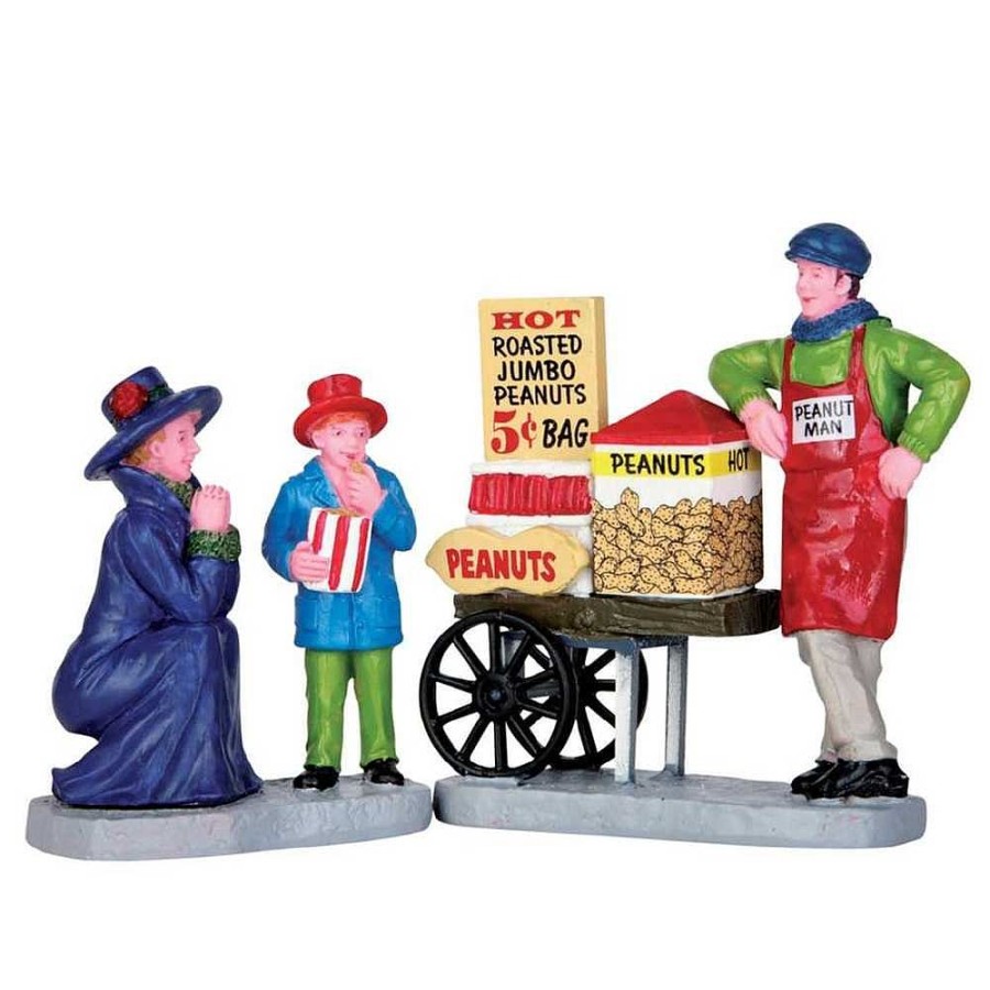 Christmas Villages | Lemax Lemax Roasted Peanut Treats 62453 - Lemax Caddington Village