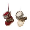 Christmas Tree | Goodwill Knitted Boot Ornament 2 Assorted Tr 27466