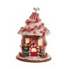 Gingerbread | Kurt Adler Kurt Adler 7.5" Candy Gingerbread House With C7 Bulb Gbj0022B