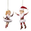 Christmas Tree | Goodwill Santa Boy And Girl 2 Assorted B 96752