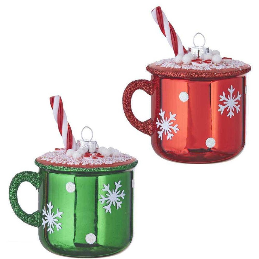 Christmas Tree | Raz Imports Raz Imports Hot Chocolate Mug Ornament 4052951