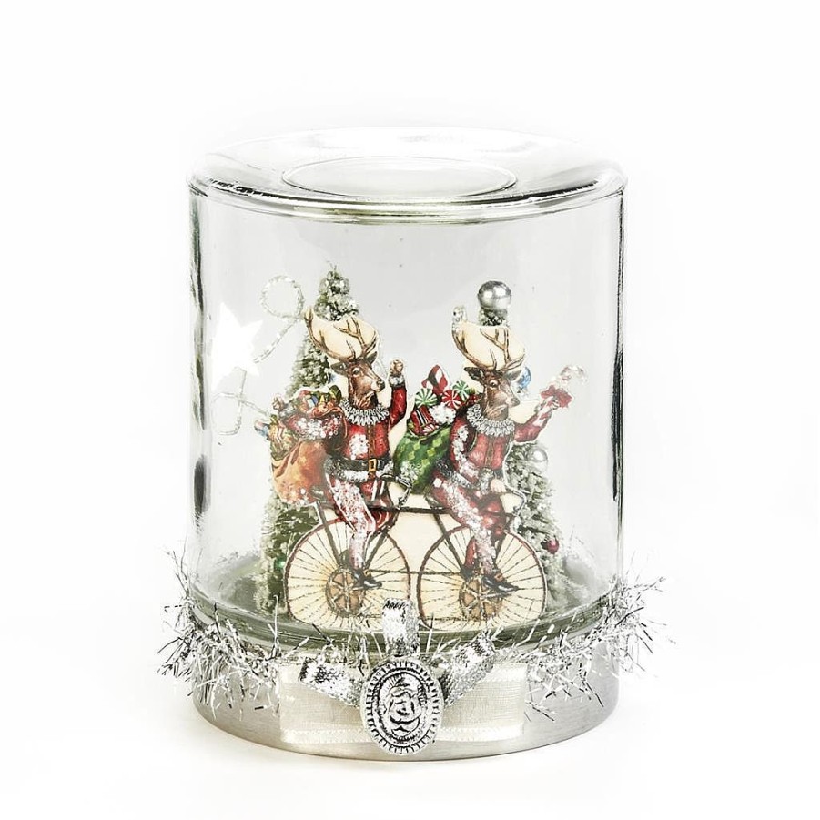 Home Decors | Goodwill Glass Cycling Deer In Jar Y 28203