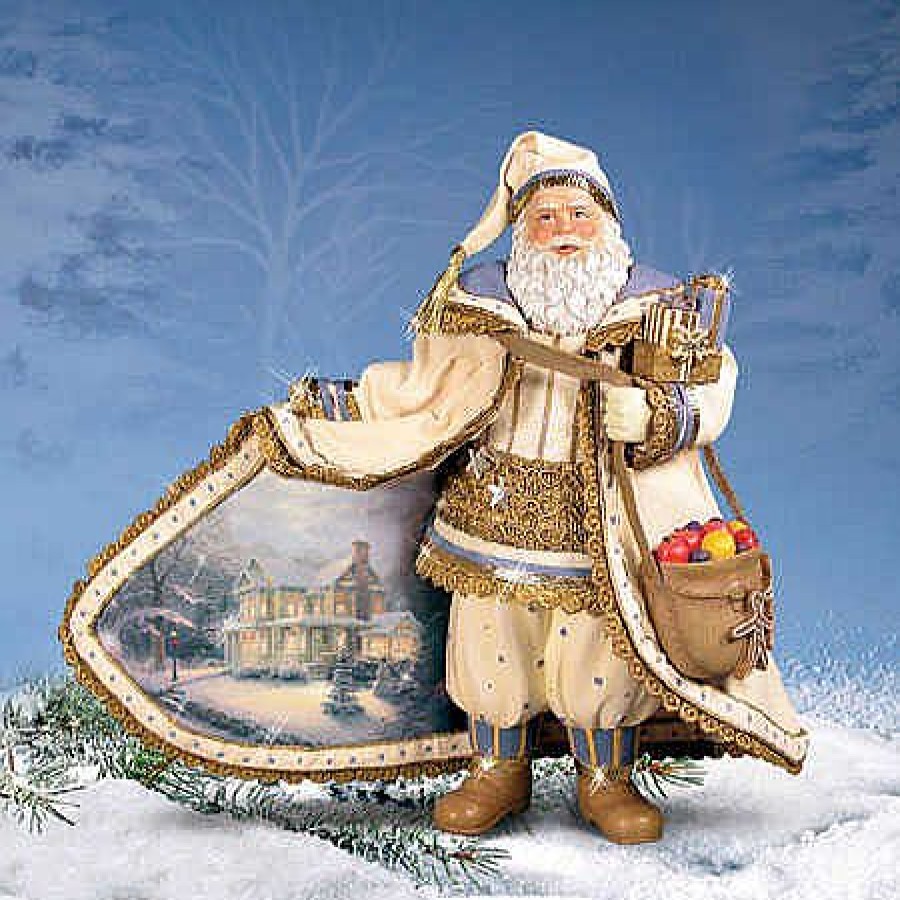 Santa Claus | Thomas Kinkade Thomas Kinkade Christmas Snowfall Santa 0319303004