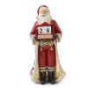 Santa Claus | KKInteriors K&K Interiors 53057A - Resin Santa W/Christmas Countdown Blocks