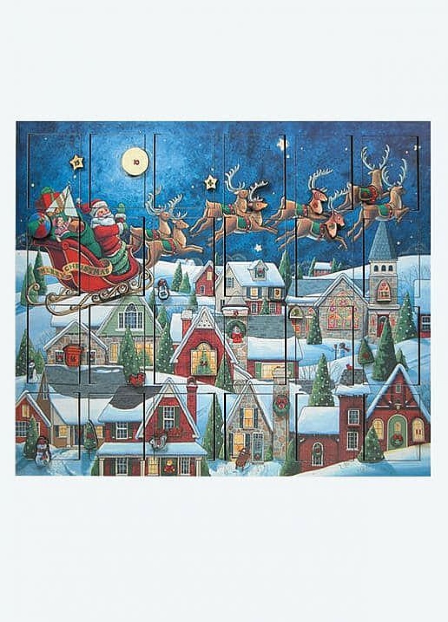 Home Decors | Byers Choice Byers'Choice Santas Sleigh Advent Calendar Ac07S