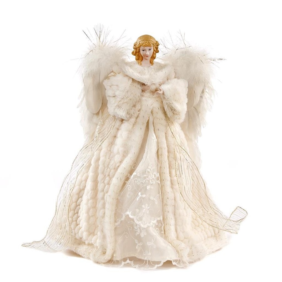 Christmas Tree | Goodwill Feather Furry Angel Cream White Mc 70711