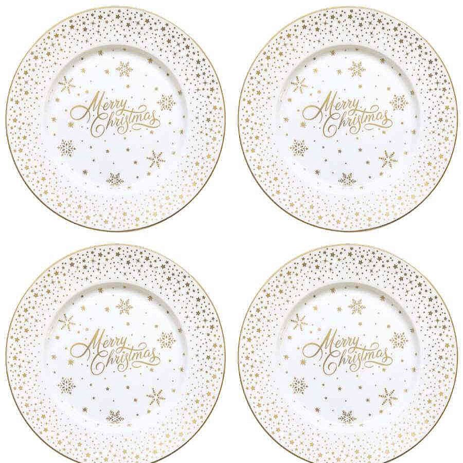 Tableware | Easy Life Easy Life Tableware Set 4 Porcelain Dessert Plates 19 Cm