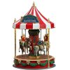 Christmas Villages | Lemax Lemax Village 2021 Christmas Cheer Carousel 14821