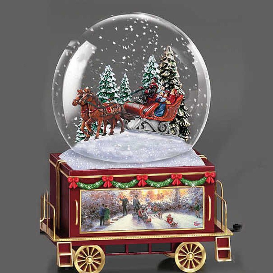 Snow Globes | Thomas Kinkade Thomas Kinkade Wonderland Express Miniature Snow Globe Collection - Winter Wonderland 01-11631-006