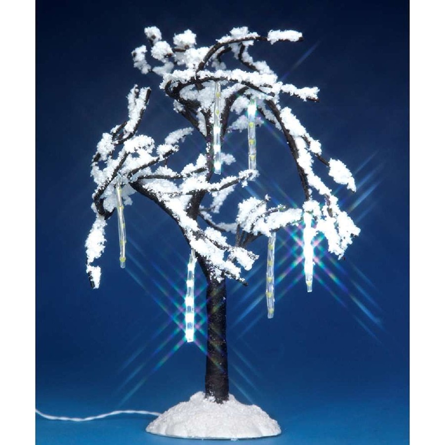 Christmas Villages | Lemax Lemax Village 34642 Cascading Icicle Tree, B/O (4.5V) 34642