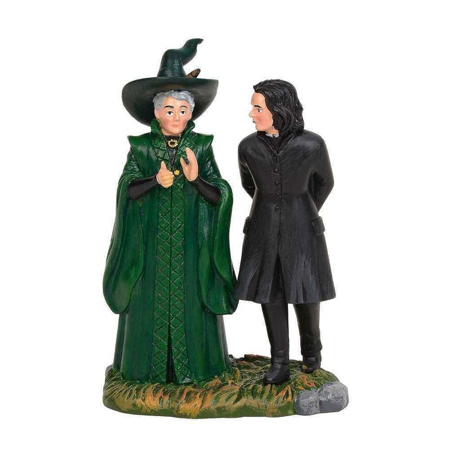 Christmas Villages | Department56 Professor Snape And Professor Minerva Mcgonagal 6003331 Department56 Harry Potter Village