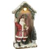 Santa Claus | Raz Imports Raz Imports Lighted Santa At Door 3911115