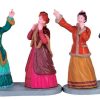 Christmas Villages | Lemax Lemax Window Shoppers Set Of 2 62451 Lemax Figurines