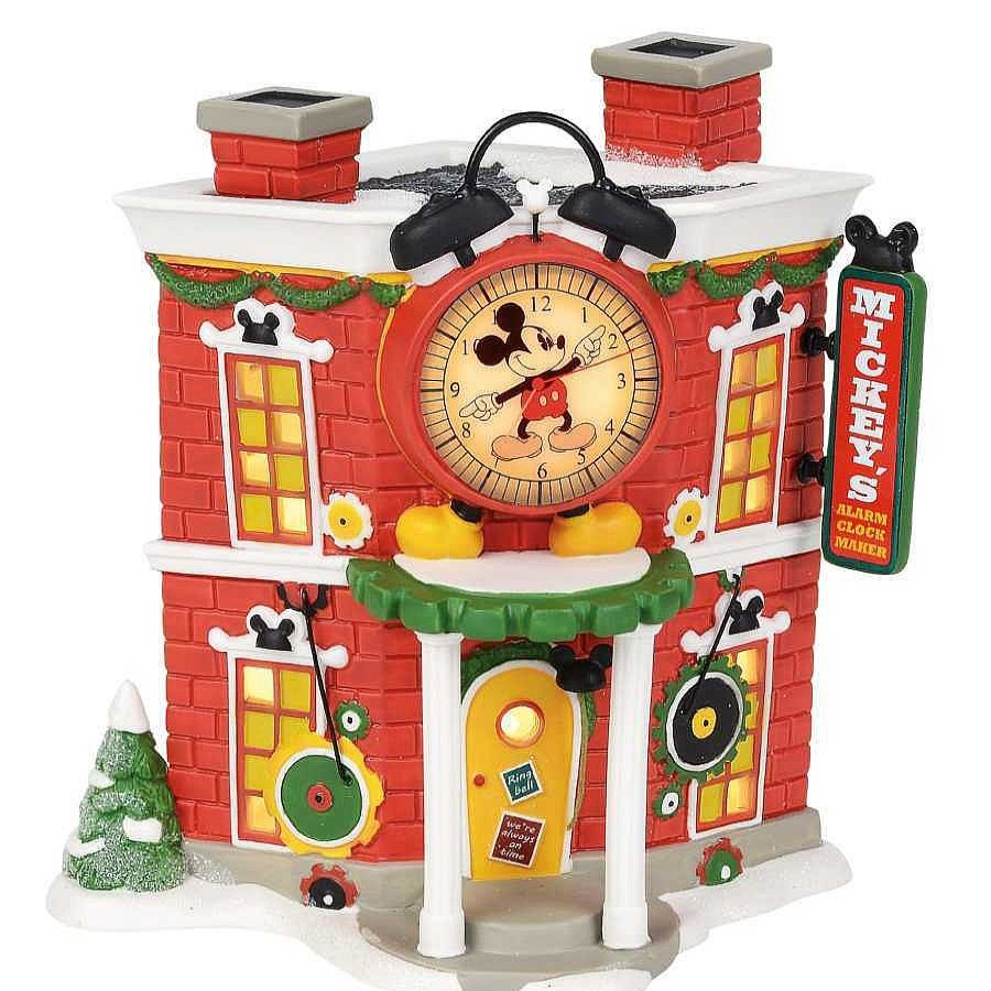 Christmas Villages | Department56 Department56 Disney Mickeys Alarm Clock Shop Eu A30082