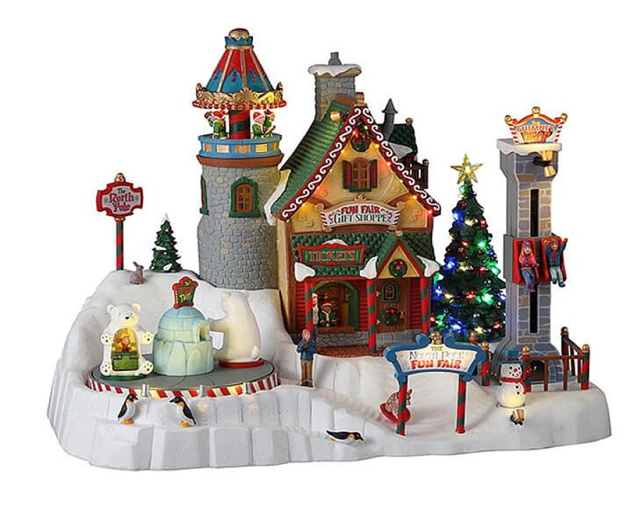 Christmas Villages | Lemax North Pole Fun Fair, Incl. Adapter (4.5V)