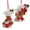 Christmas Tree | Kurt Adler Kurt Adler 3.75" Gingerbread Boy Girl Cocoa Marshmallow H5626