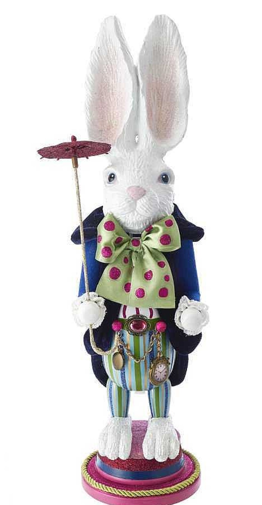 Alice | Kurt Adler Kurt Adler Ha0382 Hollywood White Rabbit Nutcracker