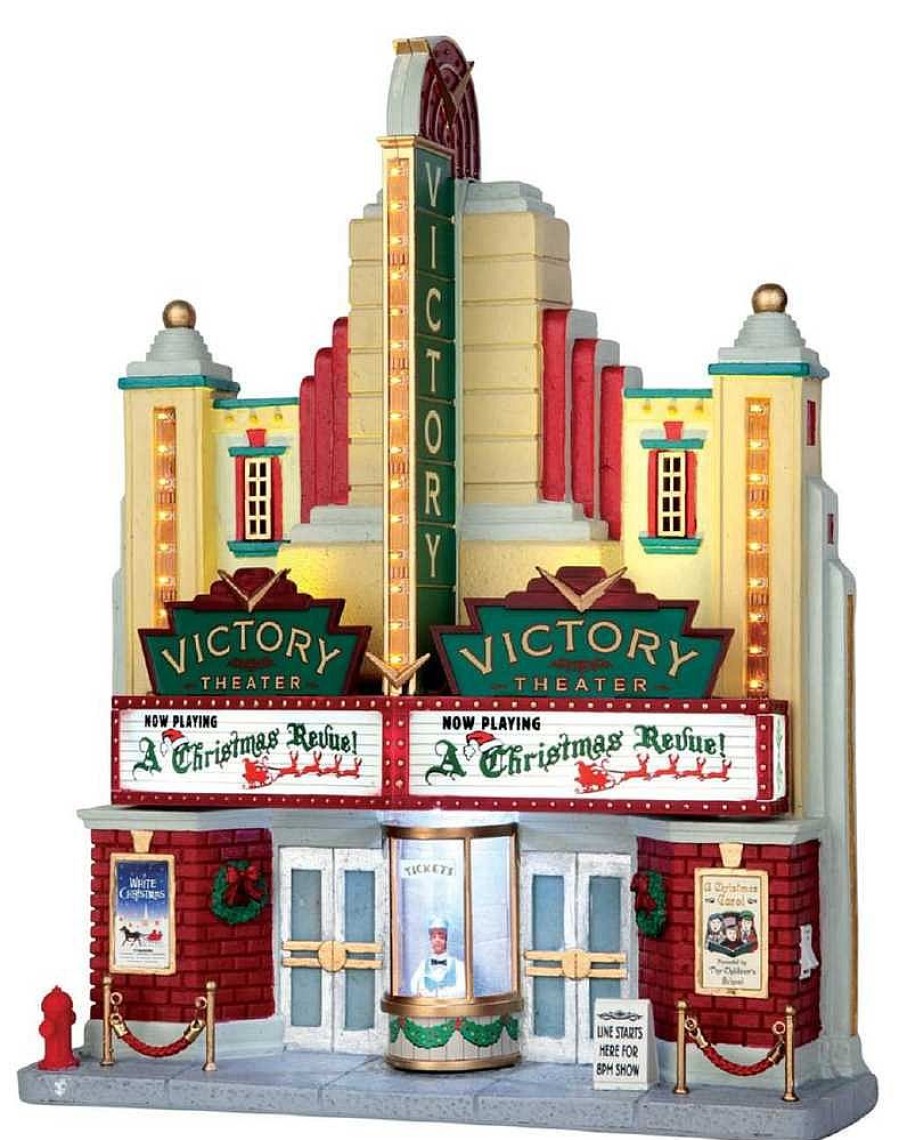 Christmas Villages | Lemax Lemax Victory Theater 55920 - Lemax Facade Collection