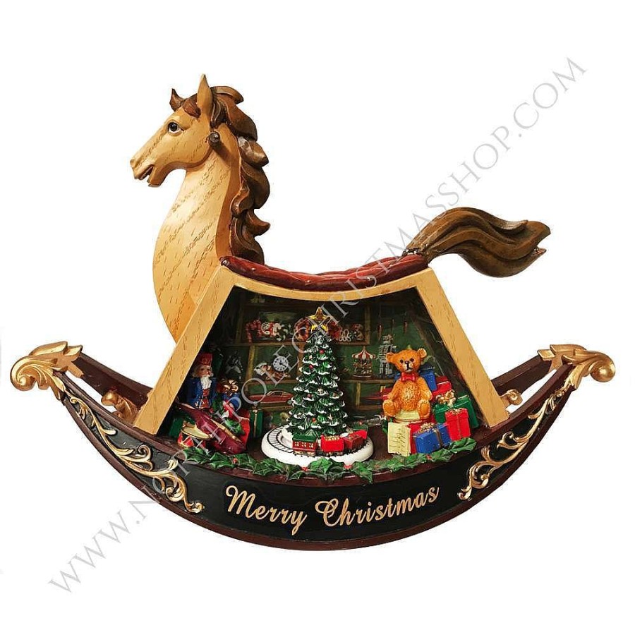 Musical | North Pole Rocking Horse Inside Scene Music Box