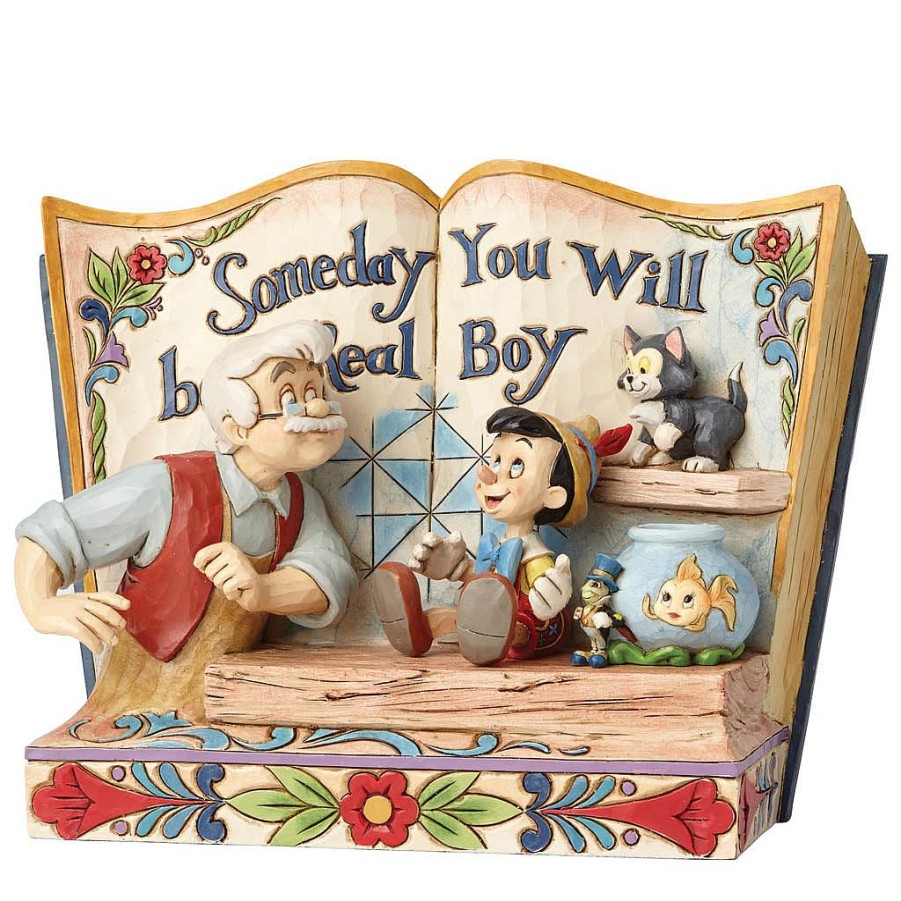 Disney World | Jim Shore Jim Shore Someday You Will Be A Real Boy (Storybook Pinocchio) 4057957