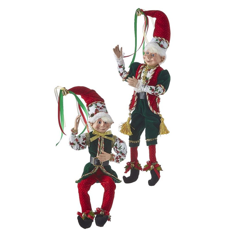 Elves | Raz Imports Raz Imports 16Inch Posable Elf 4102260 2 Assorted