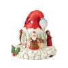 Santa Claus | Jim Shore Jim Shore Hats Off To Christmas Magic (Lighted Santa Hat) 4060107